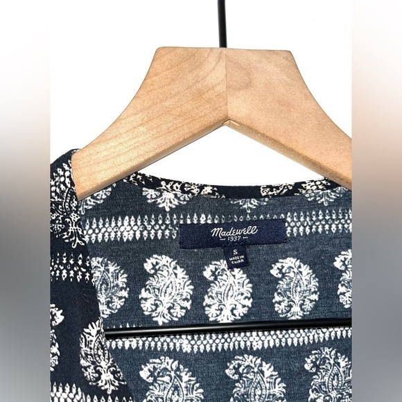 MADEWELL Black Novella Moroccan Print Tank Top Size Small - Picture 7 of 10